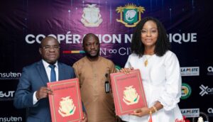 Signature d’un accord historique entre la Côte d’Ivoire et la Guinée pour l’interconnexion à la fibre optique